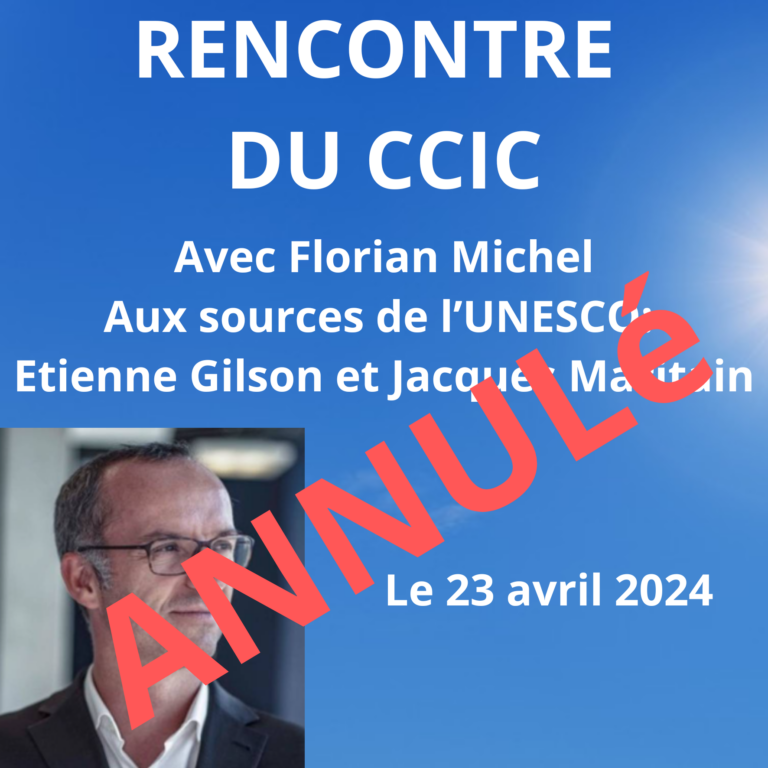 « Aux sources de l&rsquo;UNESCO, Etienne Gilson et Jacques Maritain »