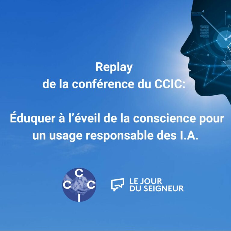 Replay de la conférence du CCIC : « Eduquer à l’éveil de la conscience pour un usage responsable des I.A. »